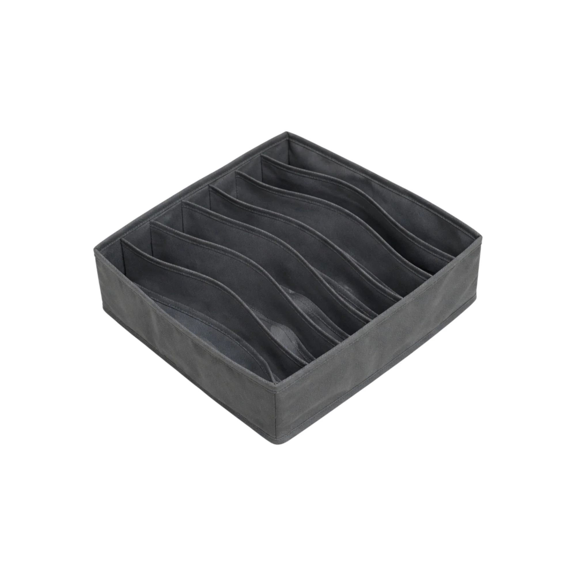 Frankly Cotton Fabric Drawer Organiser – Charcoal - Image 2