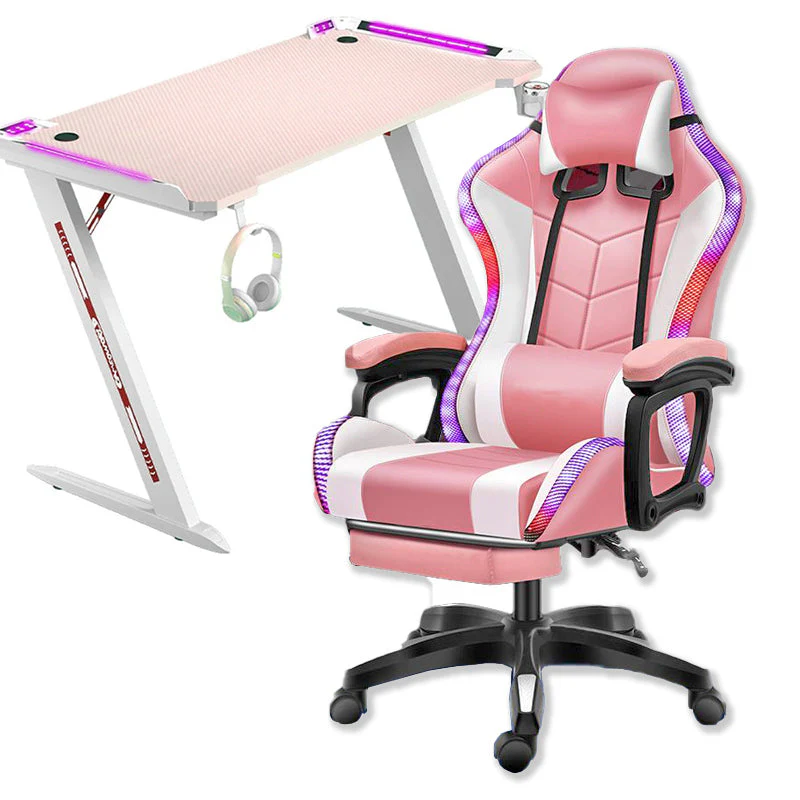 Gaming Chair with Desk – RGB Gaming Chair Combo with Gaming Desk Table - Image 3