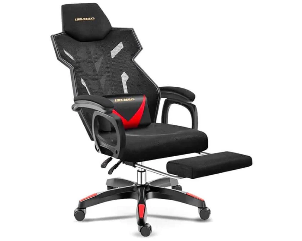 Gaming Chair with Headrest and Lumbar Support - Image 9