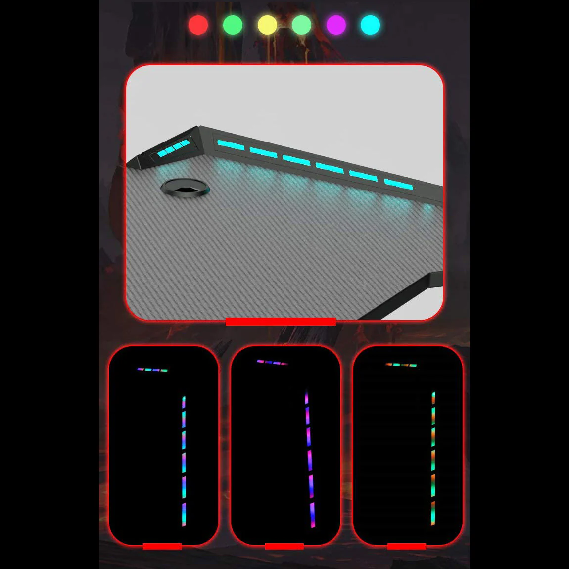 Gaming Desk Table 140CM - Image 2
