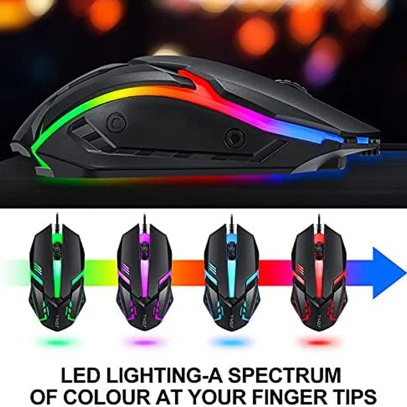 Gaming Keyboard Mouse Headphone Set - Image 7