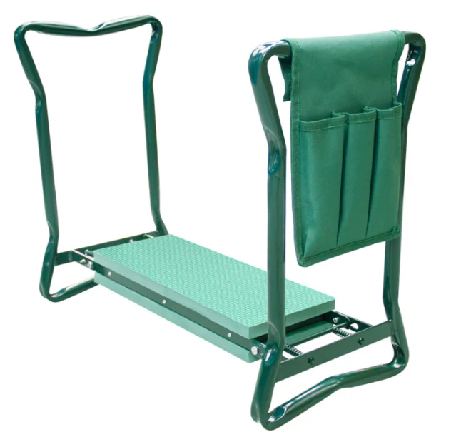 Garden Kneeler Seat with a Tool Pouch Garden Foldable Bench Stools - Image 5