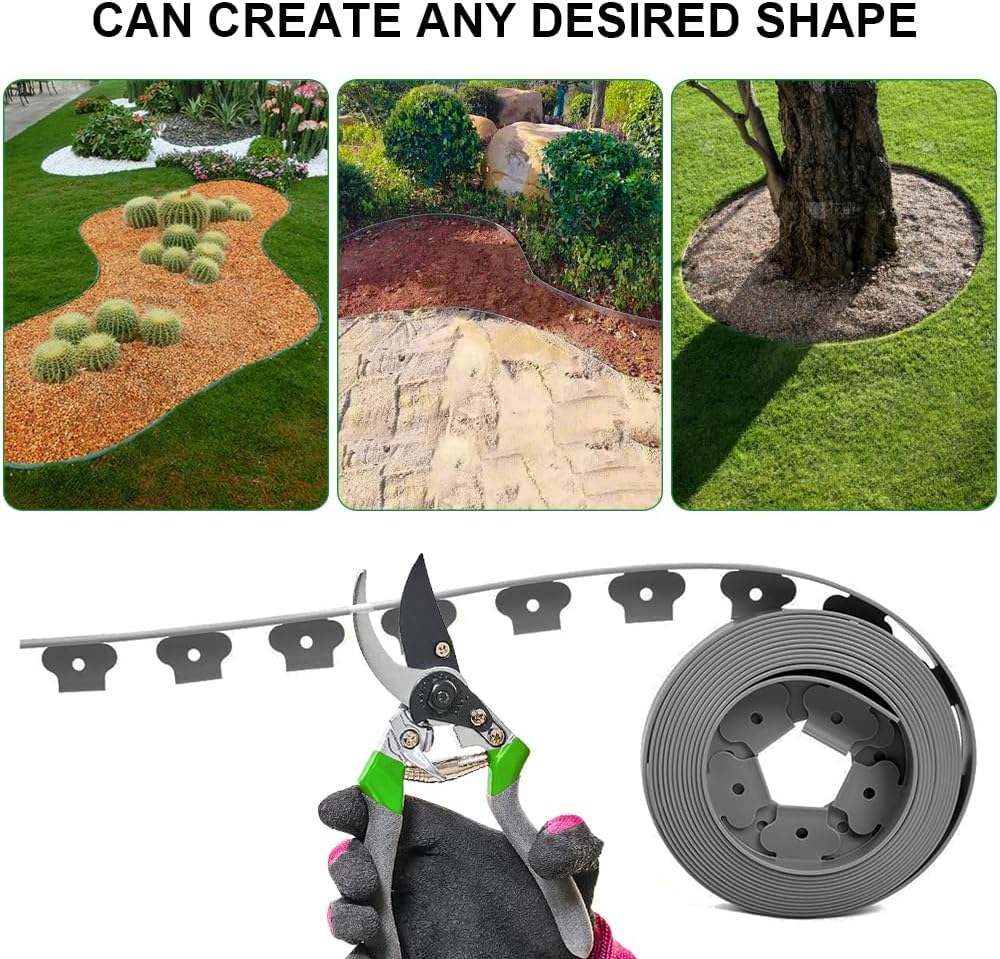 Garden Lawn Edging Landscape Edging 10Mx4PCS - Image 7