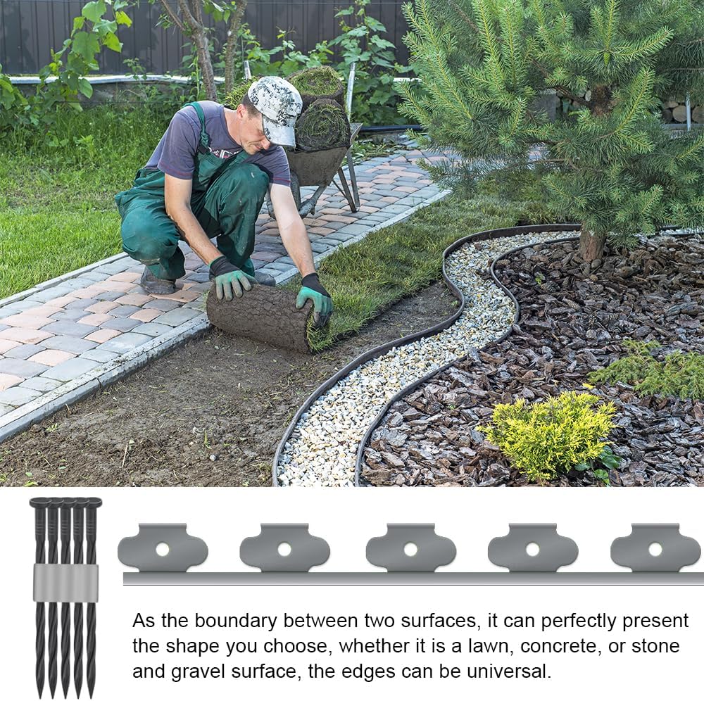 Garden Lawn Edging Landscape Edging 10Mx4PCS - Image 7