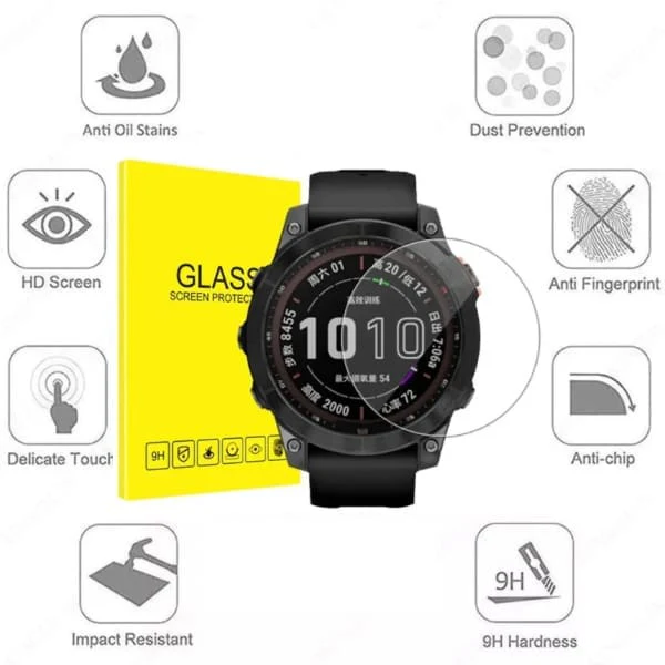 Screen Protectors for Garmin fenix 7/7 Pro Series (Pack of 2) - Image 2