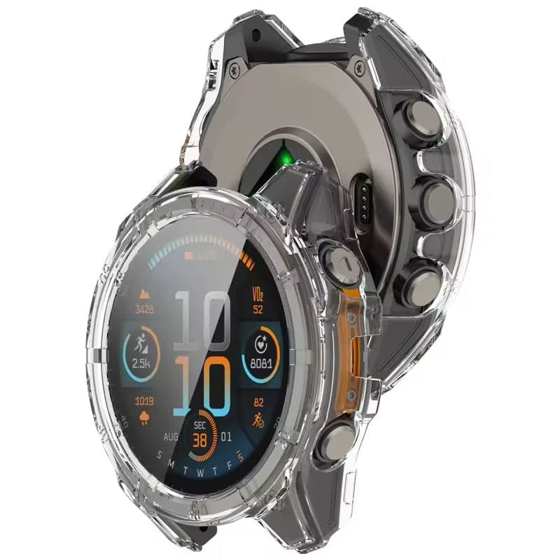 Protective Case for Garmin fenix E (47mm) Series (Clear) - Image 2
