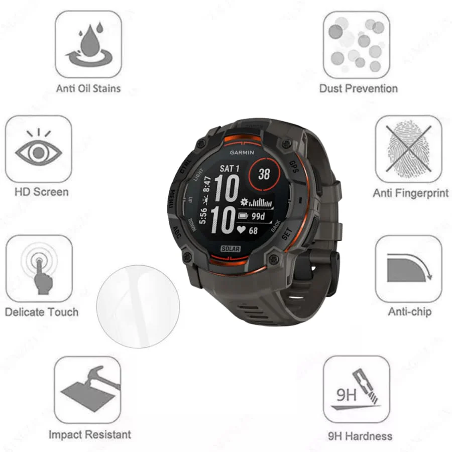 Screen Protector for Garmin Instinct 3 (45mm) - Image 2