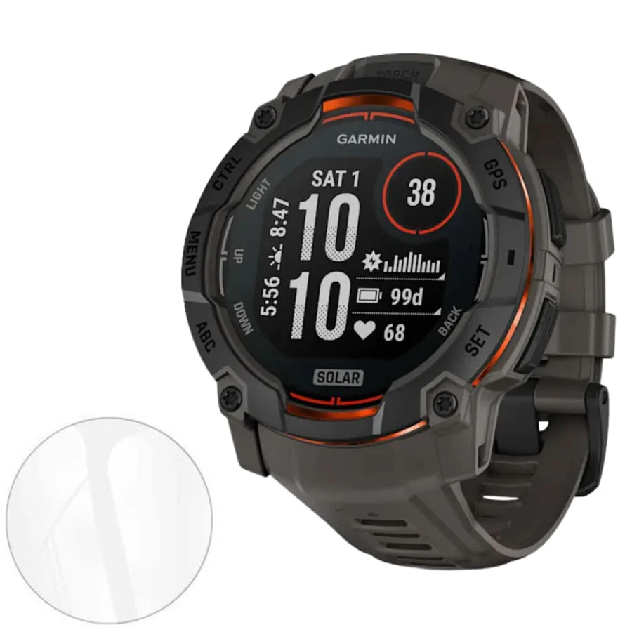 Screen Protectors for Garmin Instinct 3 (45mm) (Pack of 2)