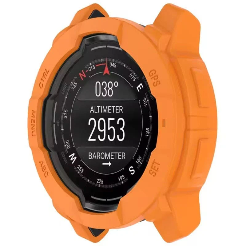 Protective Case for Garmin Instinct E (45mm) (Orange) - Image 2