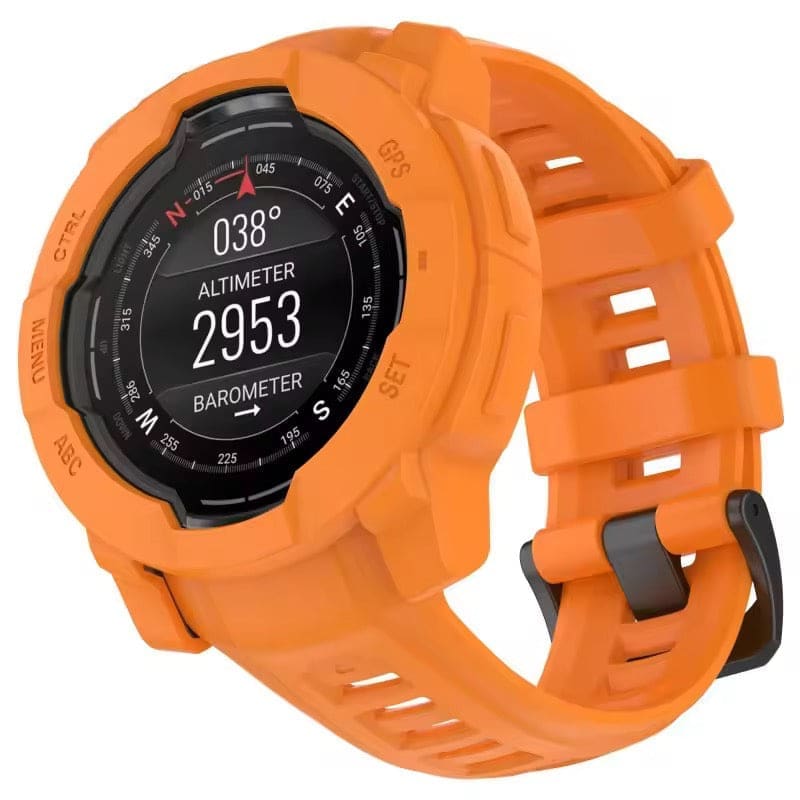 Protective Case for Garmin Instinct E (45mm) (Orange) - Image 3