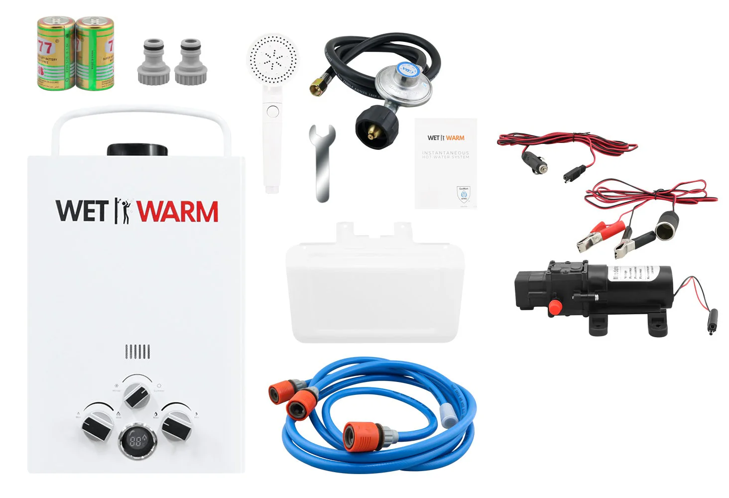 Gas Water Heater 8L + 12V Pump - Image 12