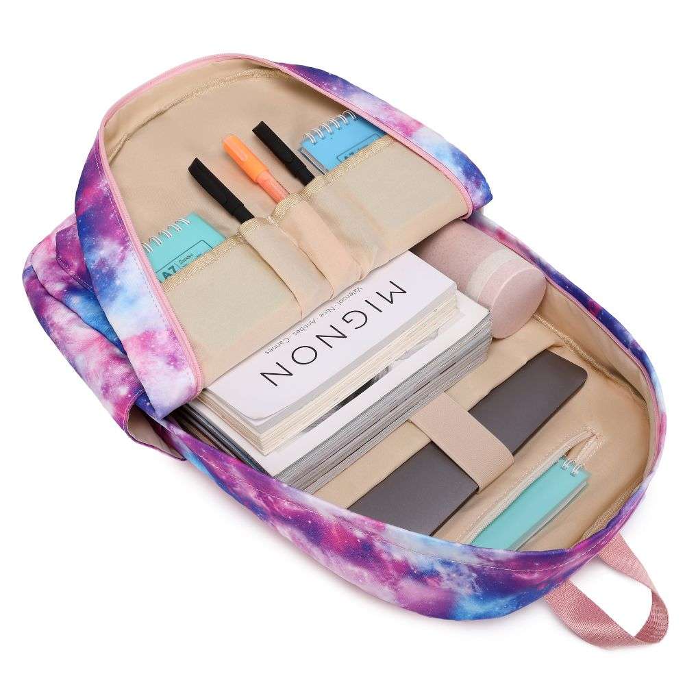 Girls School Bags & Kids Backpack | Butterfly & Galaxy - Image 9