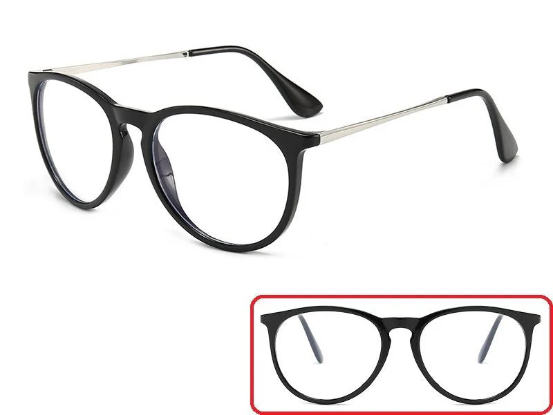 GLOSS BLACK Glasses Anti Blue Light Blocking Eyeglasses Reading Eyewear - Image 2