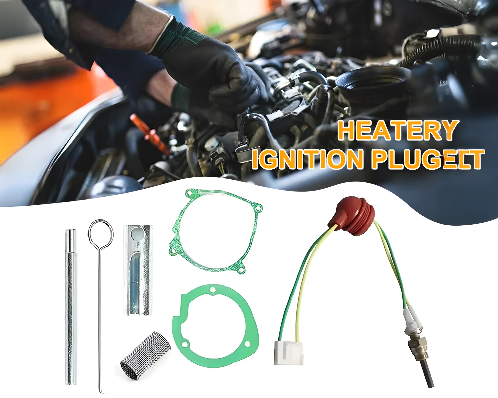 Glow Plug Repair Kit 12V Glow Plug Repair Kit for Diesel Heater 2KW 5KW 8KW - Image 4