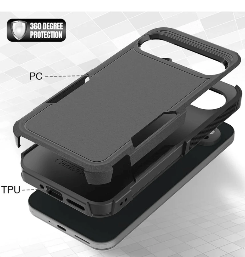 Google Pixel 10 Pro XL Dual Layer Armor Hard Case - Image 4