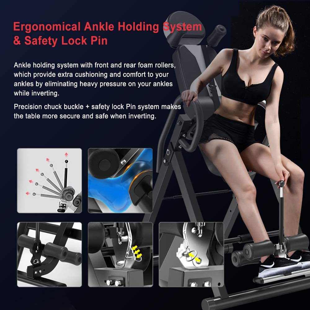 Gravity Inversion Table Heavy Duty Inversion Table - Image 8