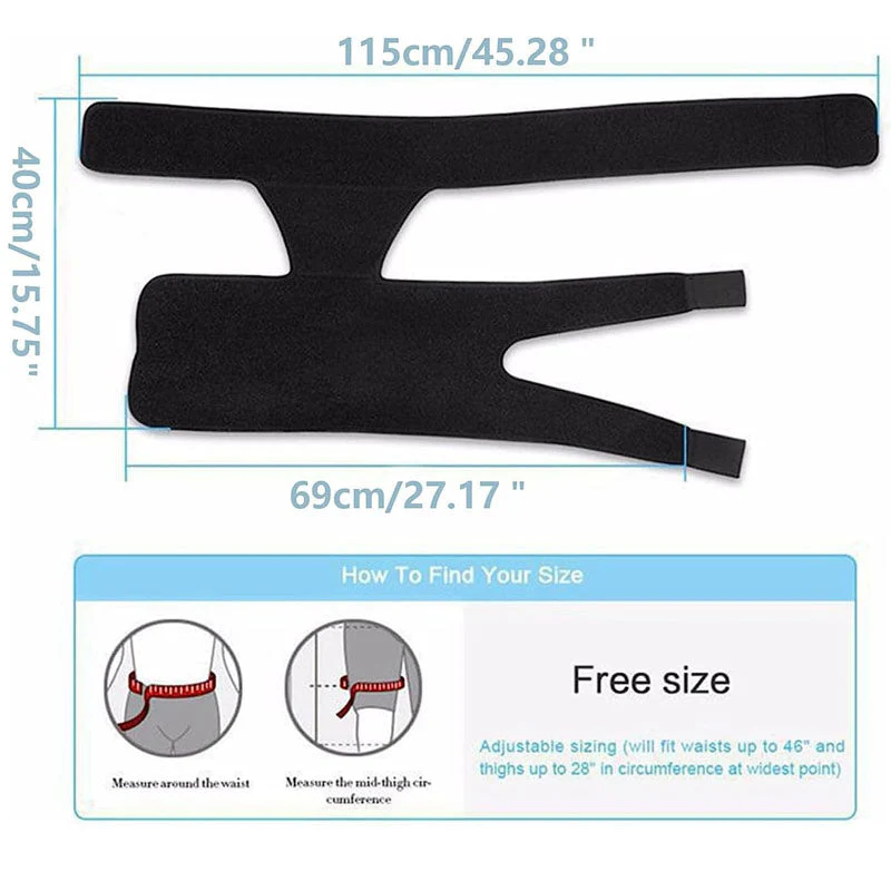 Groin Support Hip Brace Compression Groin Wrap for Thigh Hamstring - Image 9