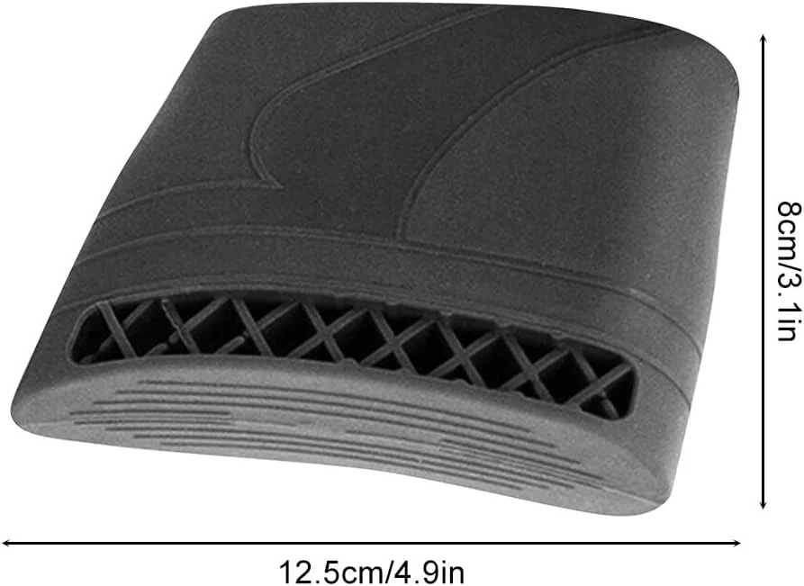 Gun Recoil Pad, Rubber Slip On Recoil Pad for Rifle, Shotgun and Butt Gun - Image 3