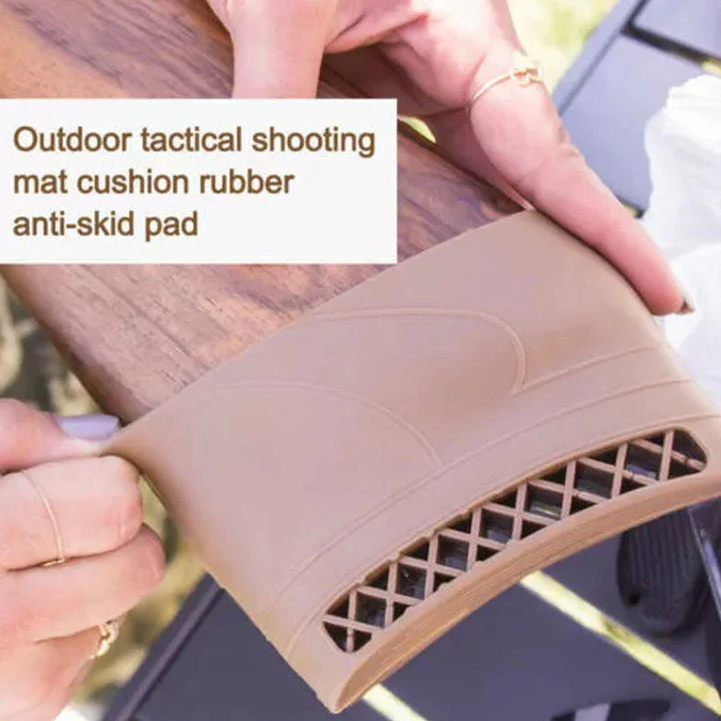 Gun Recoil Pad, Rubber Slip On Recoil Pad for Rifle, Shotgun and Butt Gun - Image 4