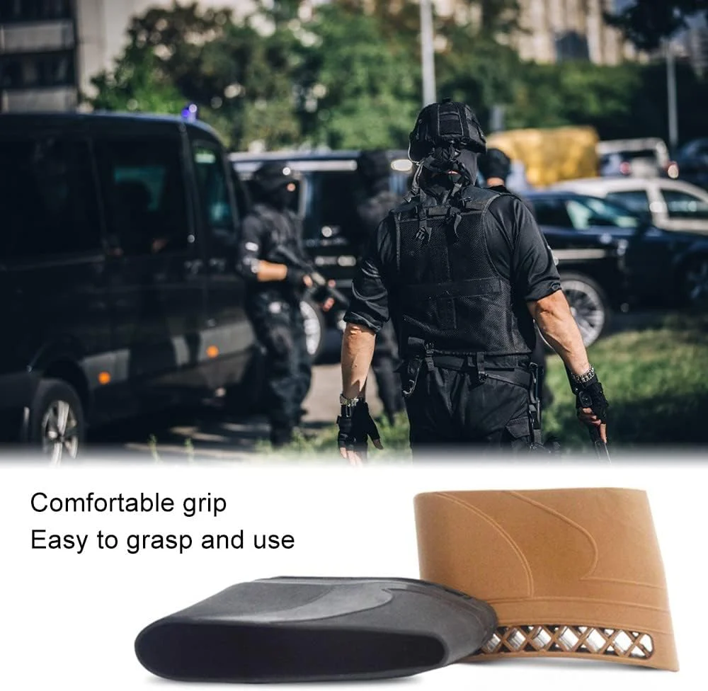 Gun Recoil Pad, Rubber Slip On Recoil Pad for Rifle, Shotgun and Butt Gun - Image 7