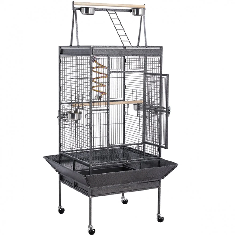 H68.5'' Play Top Parrot Cage - Image 3