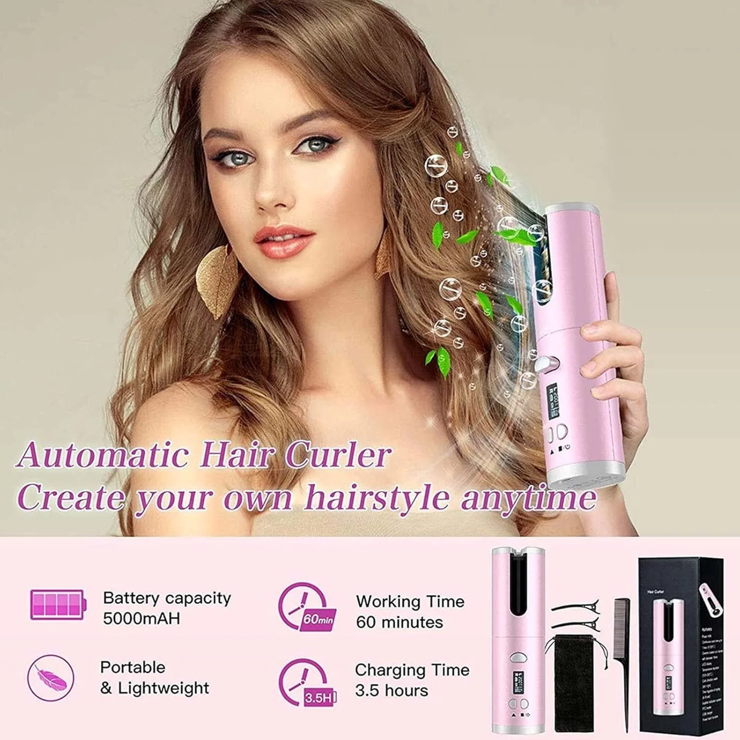 Hair Curler Cordless - Image 3