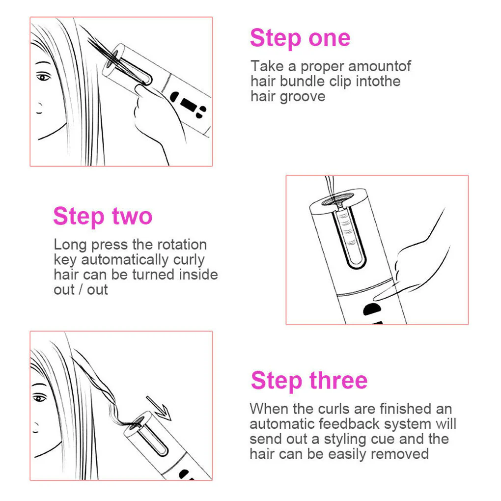 Hair Curler Cordless Automatic - Image 13
