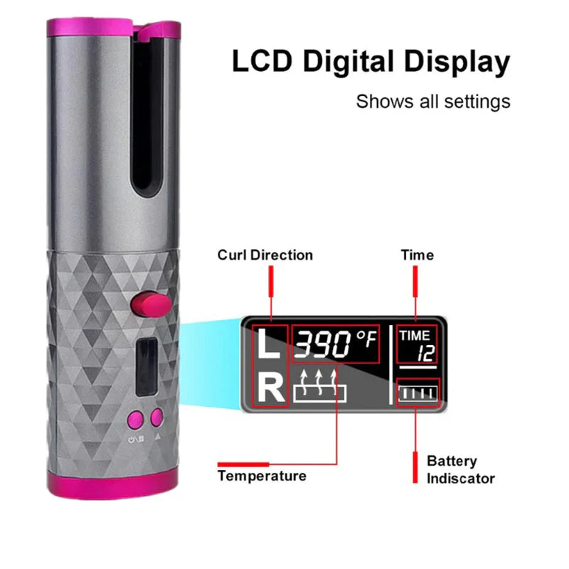 Hair Curler Cordless Automatic - Image 10