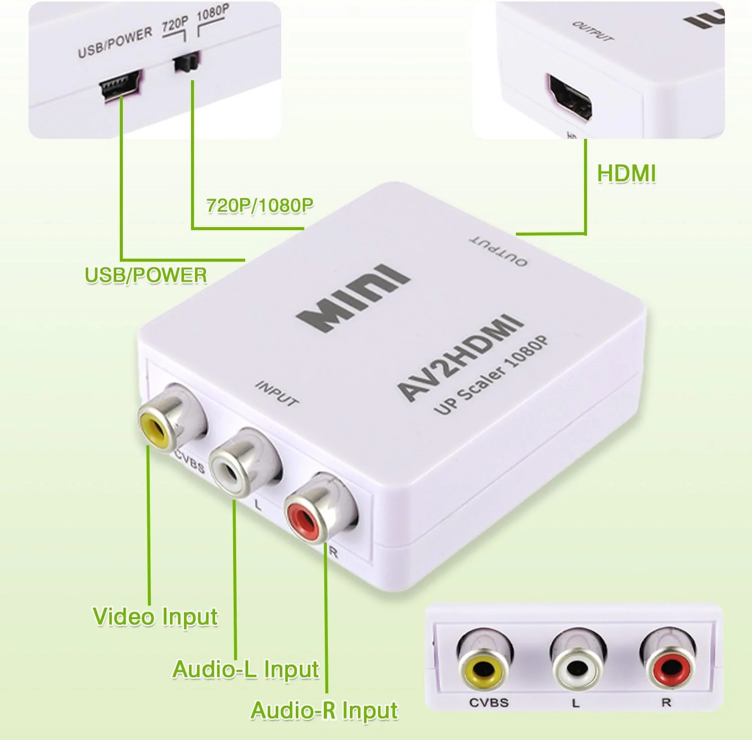 HDMI Converter - RCA to HDMI Adapter - Image 9