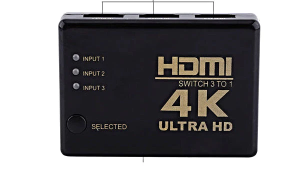 Hdmi Splitter 3in1 4K with Remote - Image 2