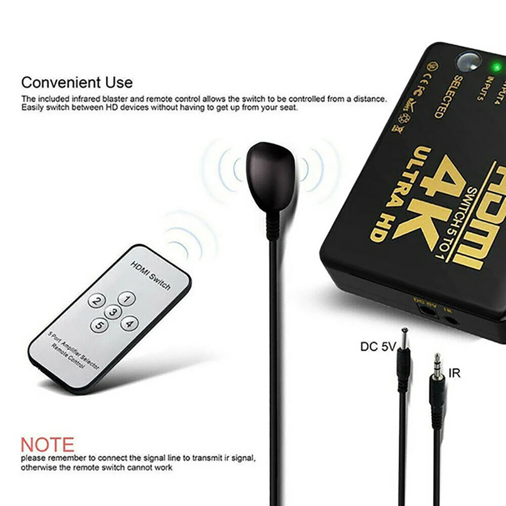 Hdmi Splitter 5in1 4K - Image 4