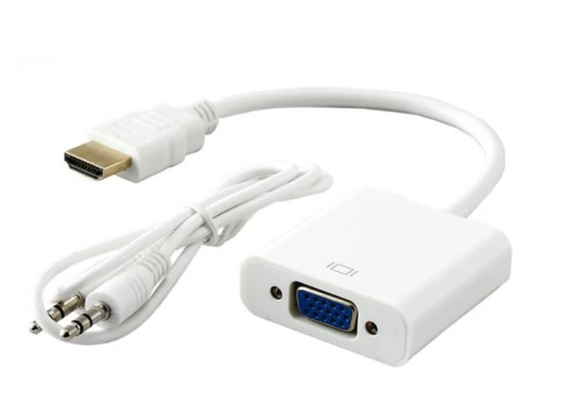 HDMI to VGA Cable Adapter with Audio Cable - Image 5