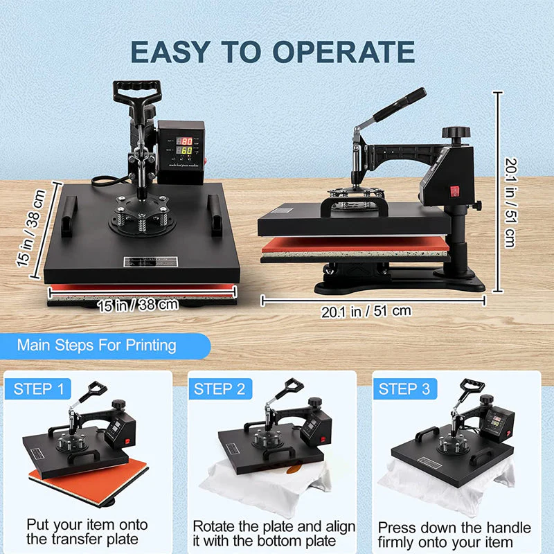 Heat Press Machine T-Shirt Printer - Image 4