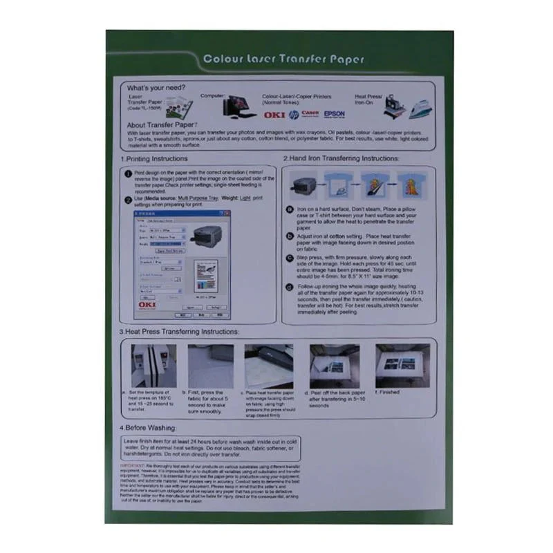 Heat Transfer Paper 10pcs - Image 6