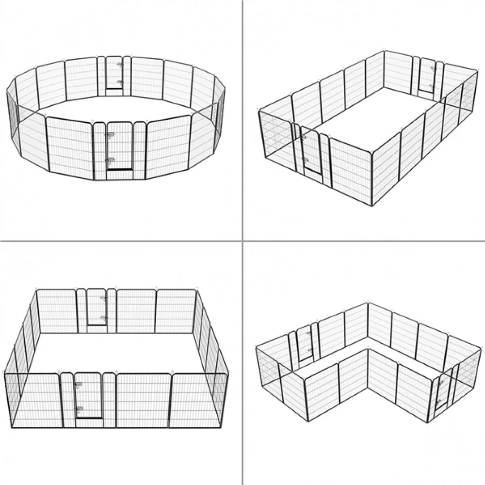 Heavy Duty 16 Panels Pet Playpen - Image 7