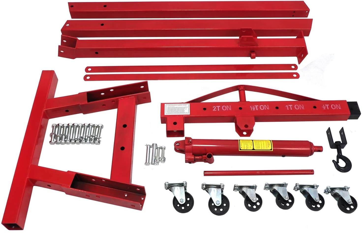 Heavy Duty 2T Engine Hoist Workshop Cranes 2000KG - Image 4
