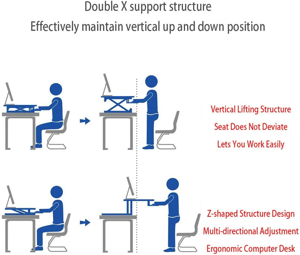 Height Adjustable computer desk - Image 4