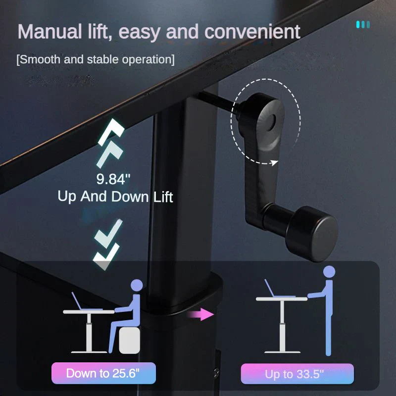 Height Adjustable Desk Table - Image 4