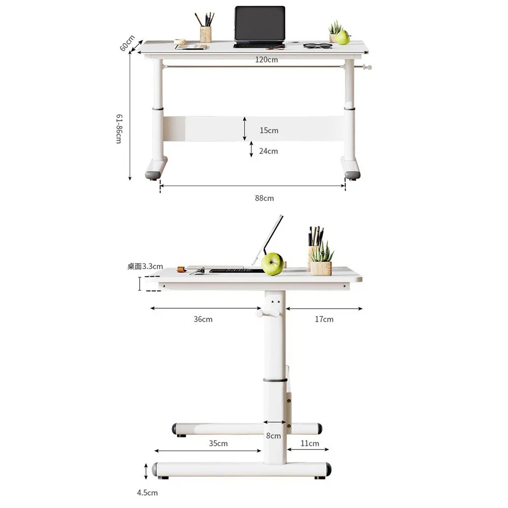 Height Adjustable Desk Table 100CM - Image 9