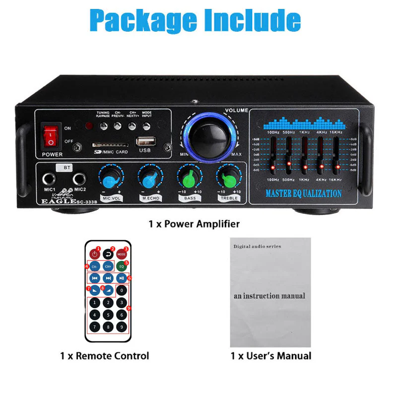 HiFi Stereo Amplifier Bluetooth - Image 11