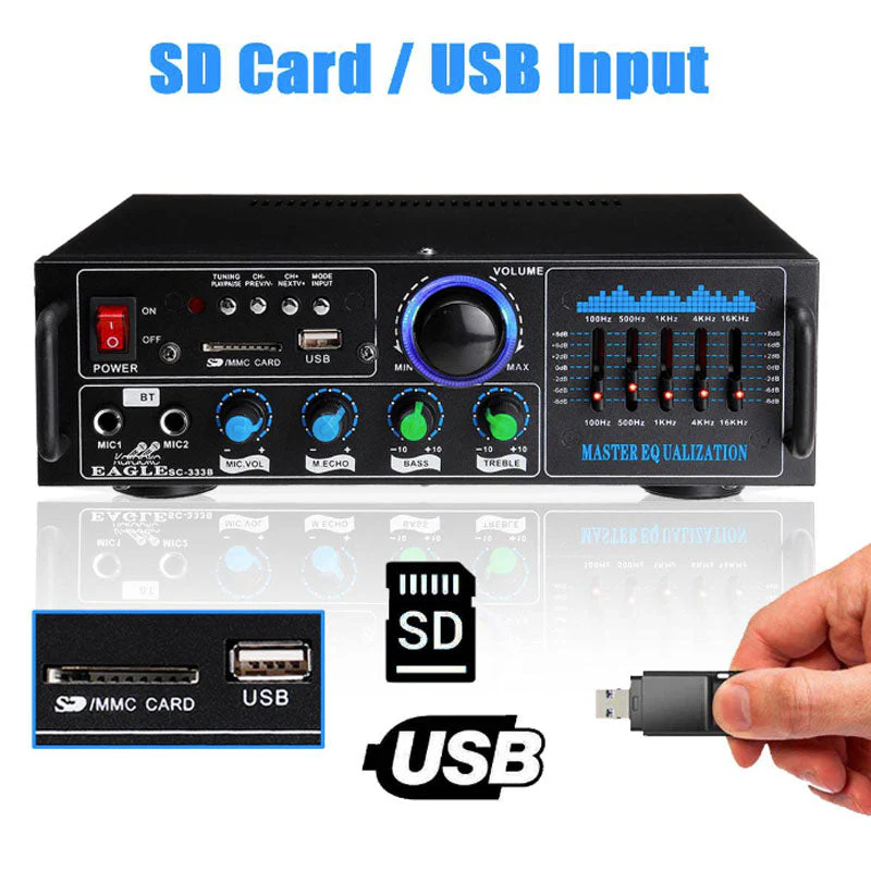 HiFi Stereo Amplifier Bluetooth - Image 8
