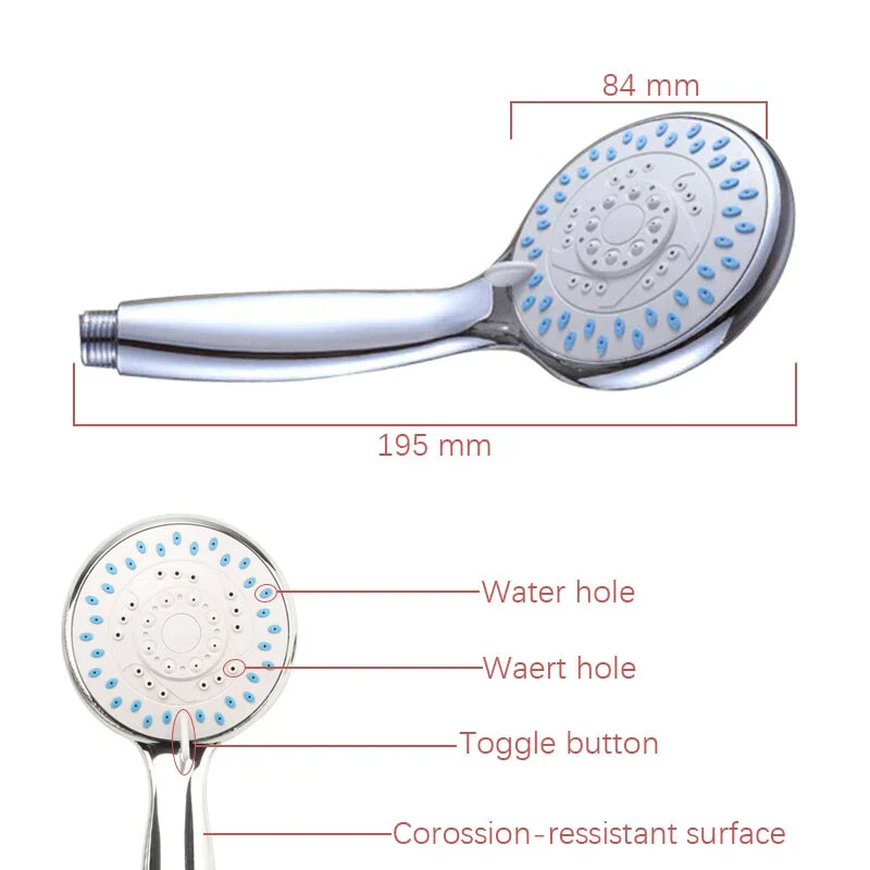 High Pressure Handheld Shower Head - Image 13