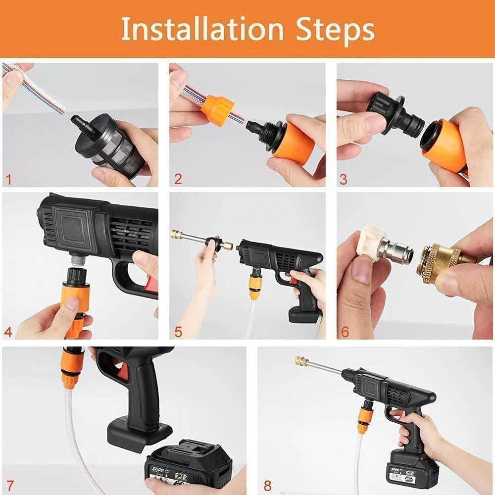 High Pressure Washer Gun Rechargeable - Image 6