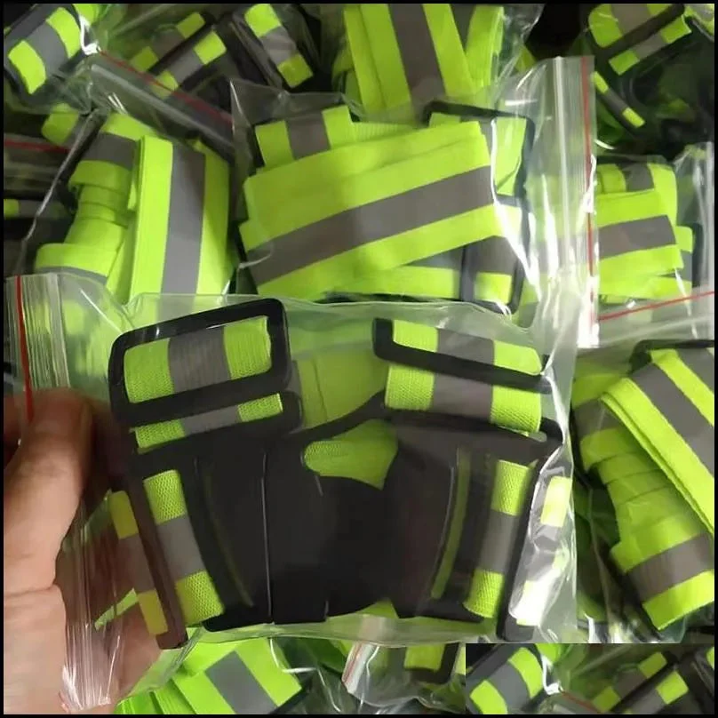 High Visibility Day And Night Adjustable Elastic Strip Safety Gear - Image 3