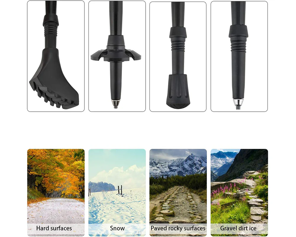 Hiking Trekking Poles Walking Sticks - Image 6