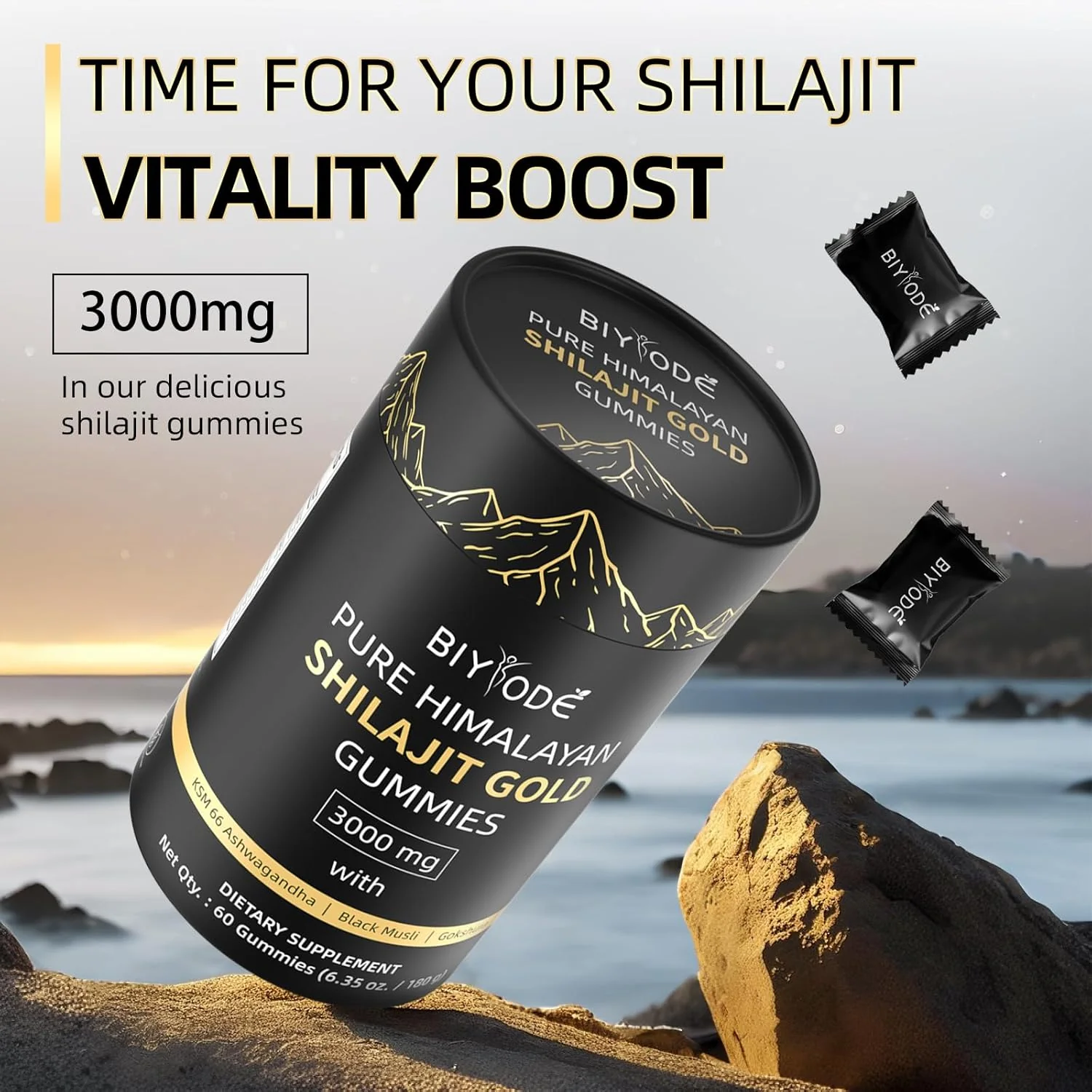 Himalayan Shilajit Gummies 120 Gummies - Image 4