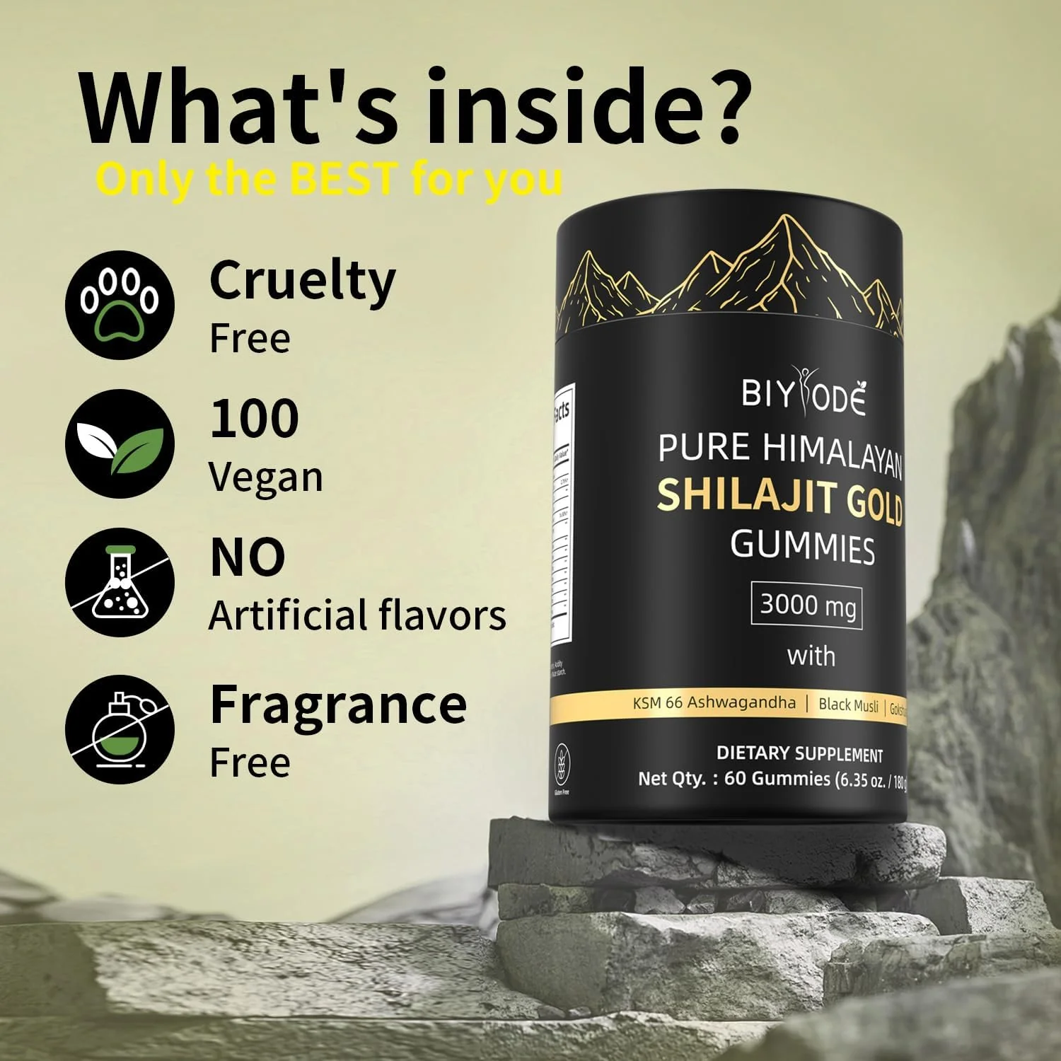 Himalayan Shilajit Gummies 120 Gummies - Image 8