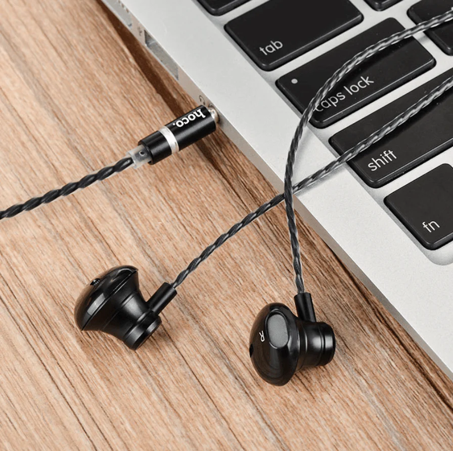Hoco M18 Gesi Metallic In-Ear Earphones with Mic 3.5mm NZ - Image 3