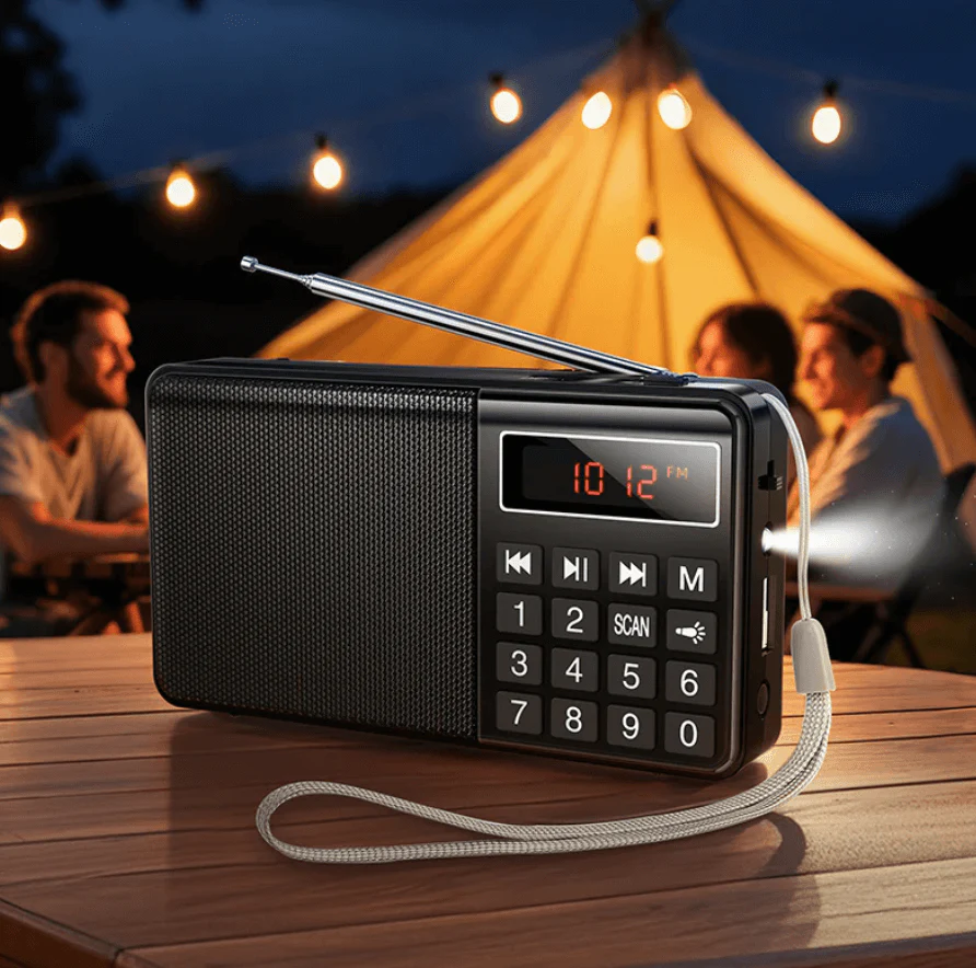 Hoco Mult Function Portable Radio with AM+FM Dual Mode - Image 7