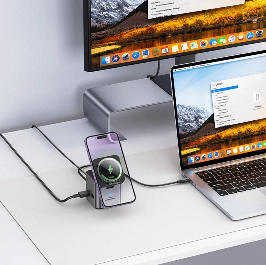 Hoco PD 100W 9 in 1 USB-C Multi Function Docking Station NZ – HB49 - Image 8
